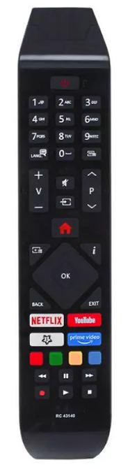 HITACHI LED TV-hez, YOUTUBE/NETFLIX, HQ UTÁNGYÁRTOTT TÁVIRÁNYÍTÓ