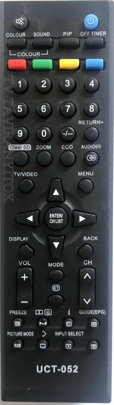 JVC, ORION TV TÁVIRÁNYÍTÓ LCD/LED  UCT-052