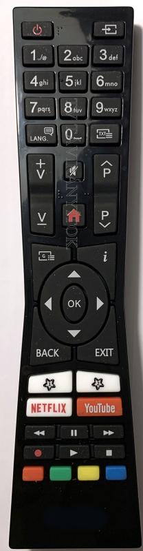 JVC R/C A2 43100, RM-C3331, RM-C3331, JVC ,TELEFUNKEN TÁVIRÁNYÍTÓ