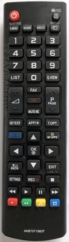 LG távirányító AKB73715637 3D, SMART