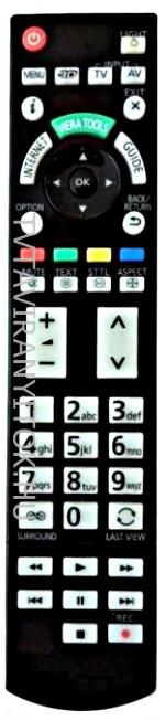 N2QAYB000715 UTÁNGYÁRTOTT PANASONIC TÁVIRÁNYÍTÓ