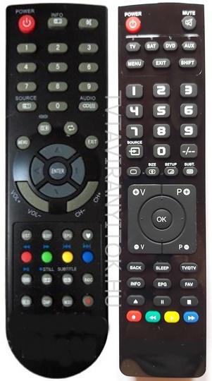 OKI OLE220B-DVD-D4, 220BDVD-4 HELYETTESÍTŐ TÁVIRÁNYÍTÓ