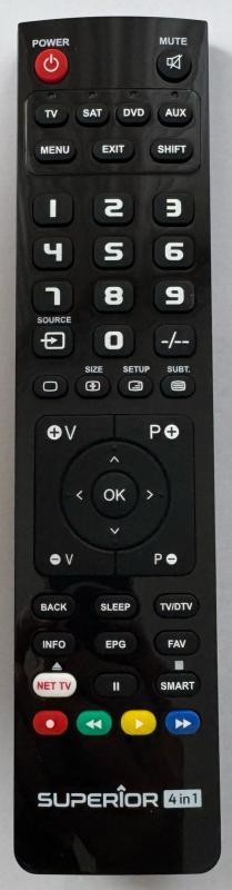 ORION 40SA19FHD, 40SA19RDL HELYETESÍTŐ  TV TÁVIRÁNYÍTÓ