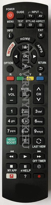 PANASONIC APP GOMBOS NETFLIX TÁVIRÁNYÍTÓ