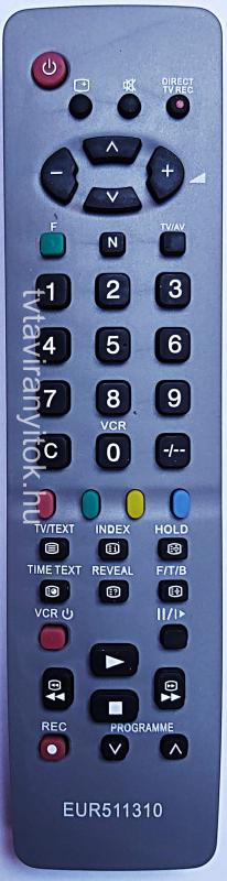 PANASONIC EUR511300, EUR511310, TÁVIRÁNYÍTÓ