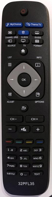 PHILIPS 32PFL35 LCD/LED TV TÁVIRÁNYÍTÓ