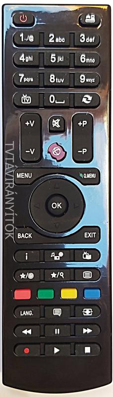 RC-4870, RC4870, RC4875 TÁVIRÁNYÍTÓ FEKETE BUSH, Technika, Vestel, DIGIHOME, DURABASE, POLAROID