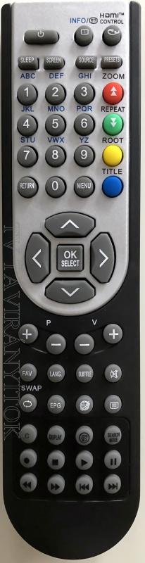 RC1900 VESTEL, OKI, ORION, TECHNIKA, TELEFUNKEN TÁVIRÁNYÍTÓ