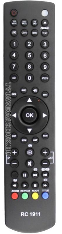 RC1911 CT-8023 BLACK TOSHIBA IDTV TÁVIRÁNYÍTÓ