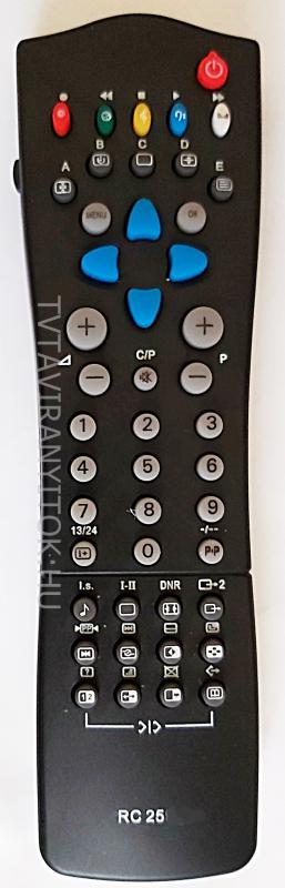 RC2591, RC-2591, PHILIPS TÁVIRÁNYÍTÓ