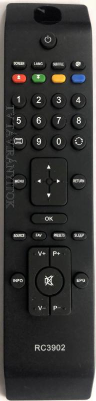 RC3902, RC3900, RM-C1236 TÁVIRÁNYÍTÓ