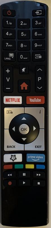 RC4318, RC4318P, RC4390 VESTEL, TELEFUNKEN, NETFLIX, YOUTUBE