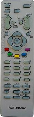 RCT195DA1, RCT-195DA1 Thomson Távirányító