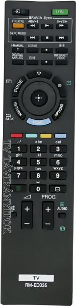 RM-ED035 SONY TÁVIRÁNYÍTÓ UTÁNGYÁRTOTT