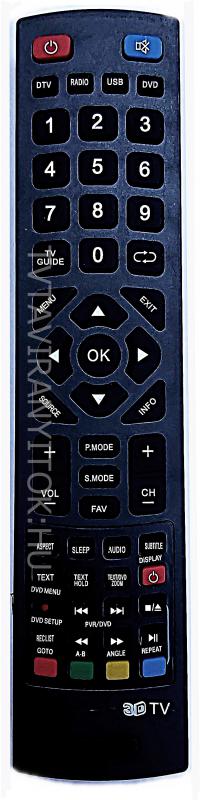 RMC0001, RMC0002, RMC0014, LED32L224,244, TECHNIKA, BLAUPUNKTT TÁVÍRÁNYITÓ