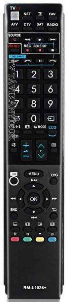 Sharp  (GA841WJSA) LCD TV TÁVIRÁNYÍTÓ