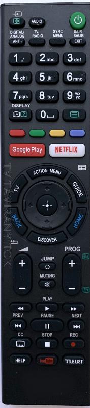 SONY SMART GOOGLE, NETFLIX TV TÁVIRÁNYÍTÓ
