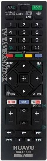 Távirányító SONY SMART TV-hez, YOUTUBE/NETFLIX