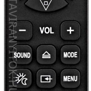 N2QAYB000944 UTÁNGYÁRTOTT PANASONIC HI-FI TÁVIRÁNYÍTÓ