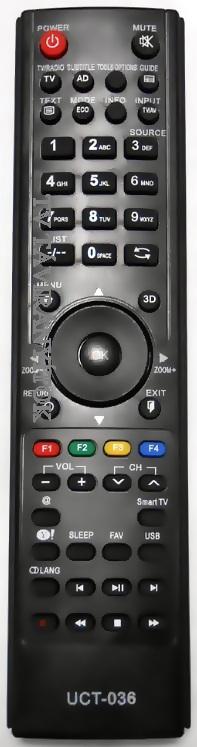 THOMSON 3D LED TV távirányító UCT-036