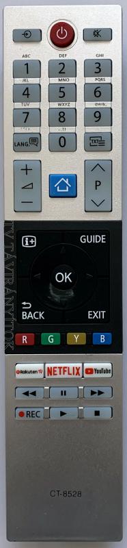 Toshiba CT-8528,CT8528 SMART távirányító YOUTUBE, NETFLIX