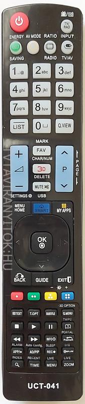 UCT041, UCT-041 3D, LG SMART TÁVIRÁNYÍTÓ