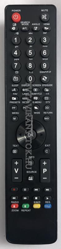 UNIVERZÁLIS VESTEL LCD / LED TELEFUNKEN TV távirányító