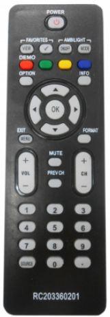 Utángyártott PHILIPS távirányító RC203360201
