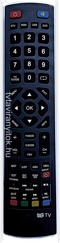 Utángyártott távirányító Blaupunkt - Technika - Sharp 3D TV