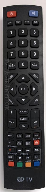 Utángyártott távirányító BLAUPUNKT/TECHNIKA TV-hez 3D