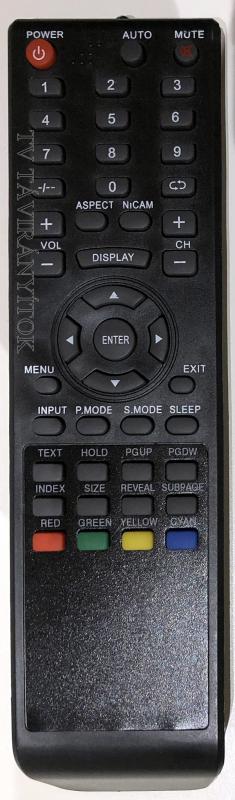 Utángyártott távirányító VORTEX, SENCOR LCD-hez