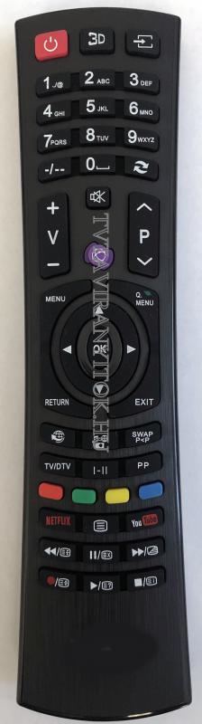 VESTEL, TECHNIKA, JVC,  UNIVERZÁLIS TÁVIRÁNYÍTÓ