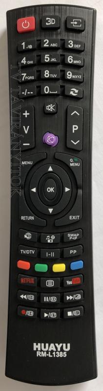 Vestel univerzális távirányító LCD plazma Smart TV-hez  (netflix 3D youtube)