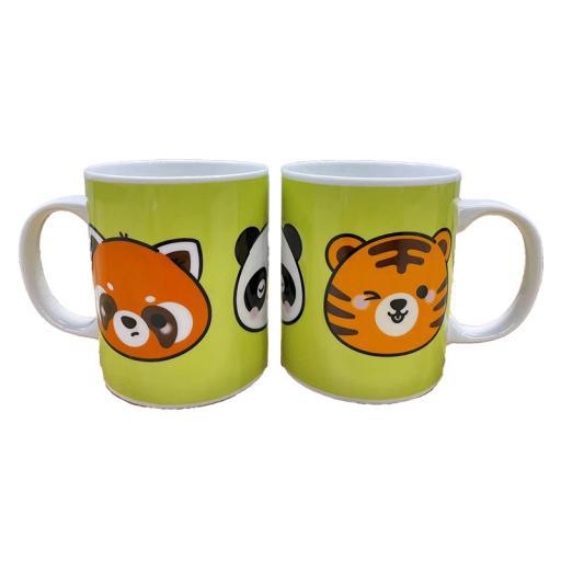 Bögre, Porcelán - Vadállatok - Édes Állatok