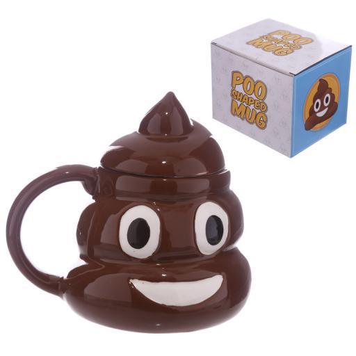 Bögre Tetővel - Emoji Kaki - Kerámia