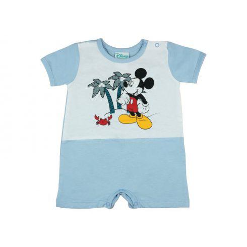 Disney Mickey rövid ujjú baba napozó, 68 cm /kék/