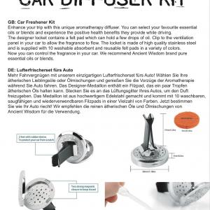 Autós Aroma Diffúzor - Autókerék - 30mm