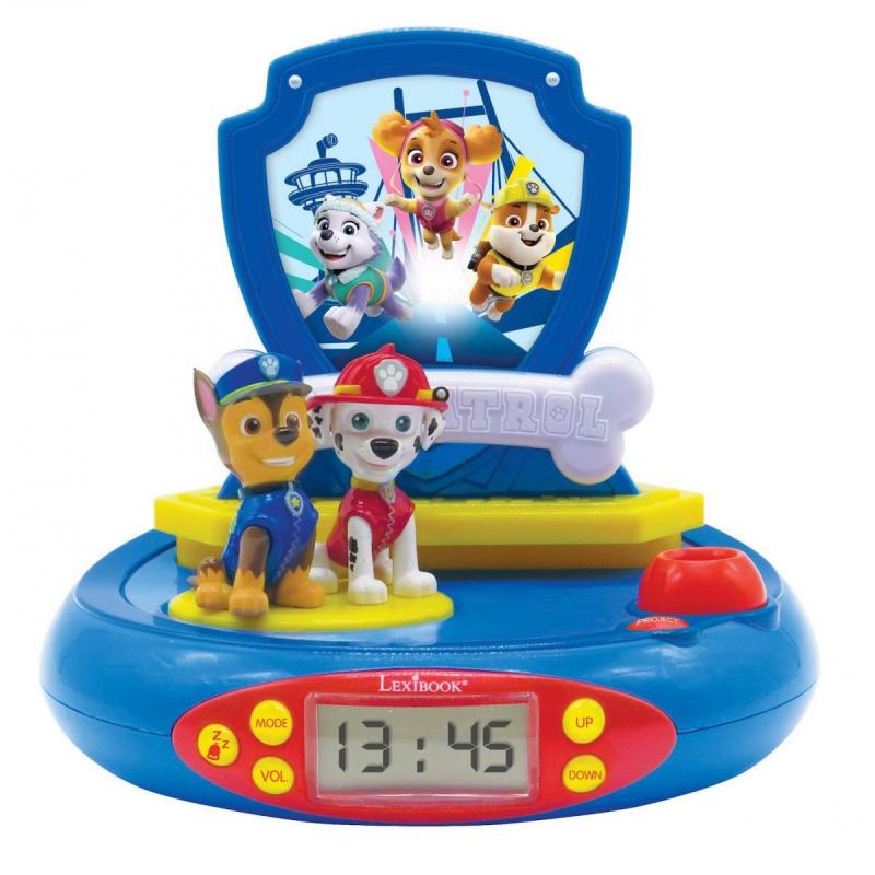 Mancs Őrjárat / Paw Patrol projektoros ébresztőóra hanggal és fénnyel LEX-RP500PA