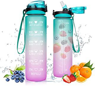 Motivációs kulacs - szívószálas 1000 ml