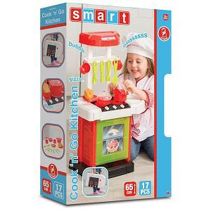 Smart Cook'n'Go játékkonyha, 17 kiegészítővel