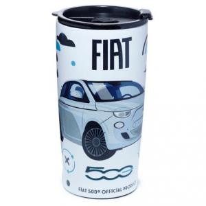 Bögre - Rozsdamentes Acél Thermo 500ml - Fiat 500