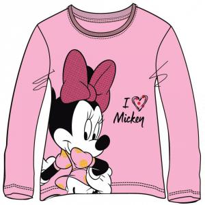 Disney Minnie gyerek flitteres hosszú ujjú póló, 146cm