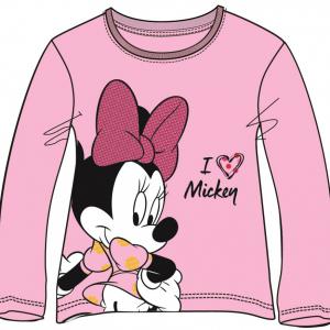 Disney Minnie gyerek flitteres hosszú ujjú póló, 158cm