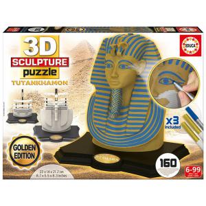Educa Tutankhamon fáraó 3D puzzle, arany kiadás
