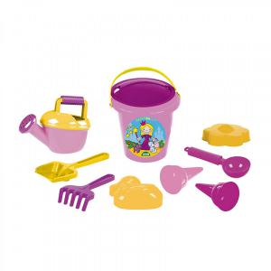 Lena lányos homokozó készlet, 10 részes