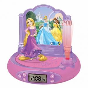 Princess / Hercegnők projektoros ébresztőóra és rádió hanggal és fénnyel LEX-RP515DP