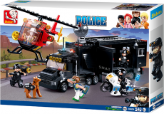 Sluban - SWAT kamion építőjáték készlet, 540 db-os