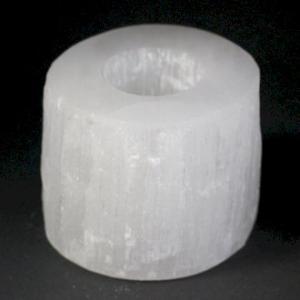 Szelenit Henger Mécsestartó - 8 cm