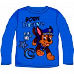 T-Shirt Mancs Őrjárat /Paw Patrol/ hosszú ujjú póló, kék, 122cm