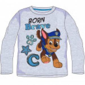 T-Shirt Mancs őrjárat /Paw Patrol/ hosszú ujjú póló, szürke, 116cm